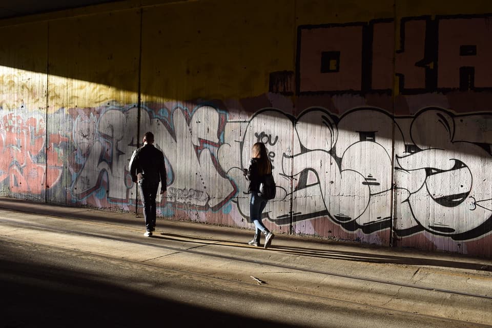 Light breaking at the end of a dark passage — restoration after the fall.